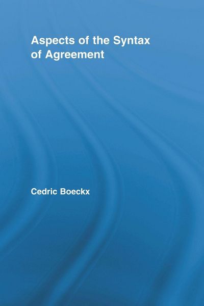 Produktbild: Aspects of the Syntax of Agreement