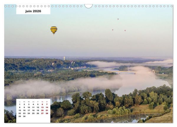 Produktbild: D&eacute;couverte de la Loire vue du ciel (Calendrier mural 2026 DIN A3 vertical), CALVENDO calendrier mensuel
