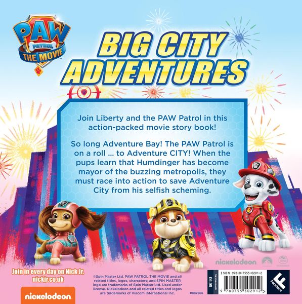 Produktbild: PAW PATROL PICTURE BK MOVIE PB
