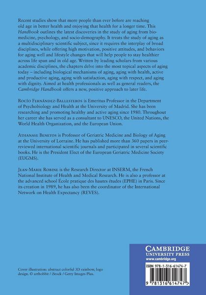 Produktbild: The Cambridge Handbook of Successful Aging