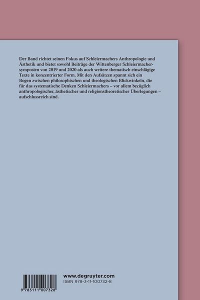 Produktbild: Der Mensch und die Kunst bei Friedrich Schleiermacher