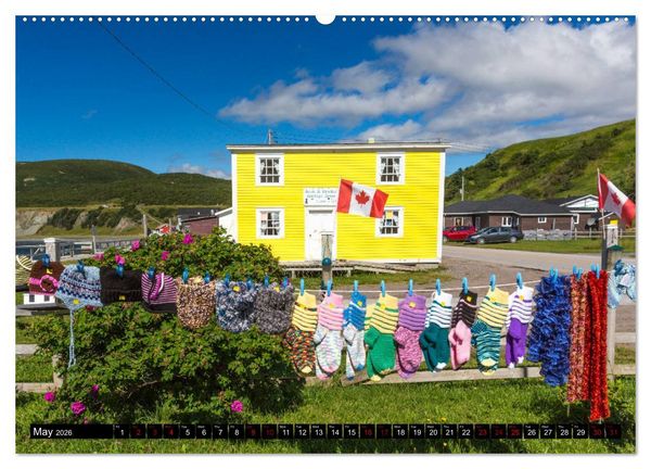 Produktbild: Island of Newfoundland (High Quality Premium Wall Calendar 2026 DIN A2 landscape),CALVENDO 12 Month Wall Calendar