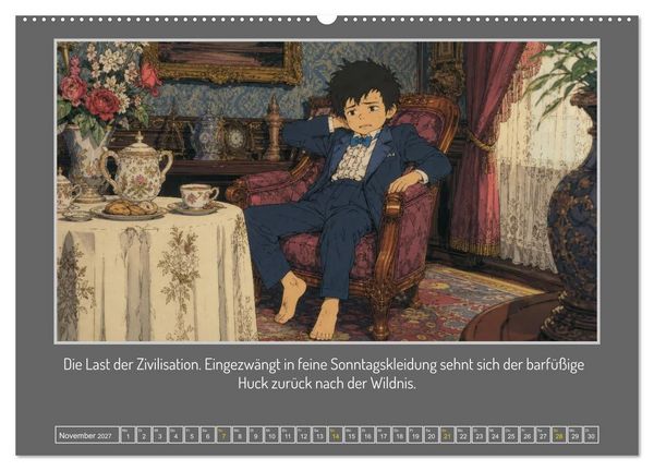 Produktbild: Die Freiheit am Mississippi (hochwertiger Premium Wandkalender 2027 DIN A2 quer), Kunstdruck in Hochglanz