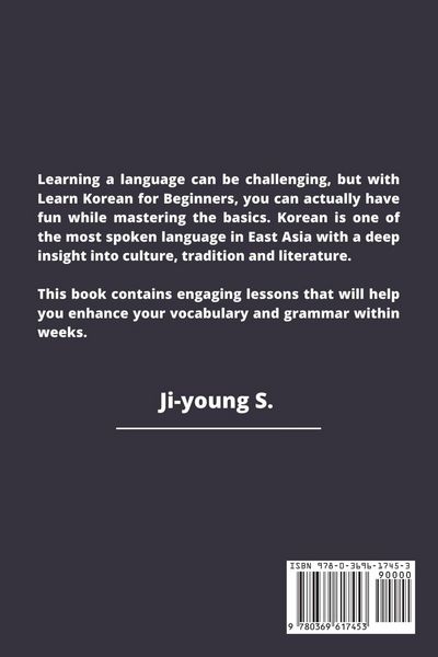 Produktbild: Learn Korean for Beginners - Basic Korean Simplified for You
