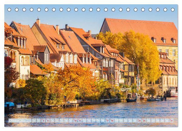 Produktbild: Unterwegs in Bamberg (Tischkalender 2026 DIN A5 quer), CALVENDO Monatskalender