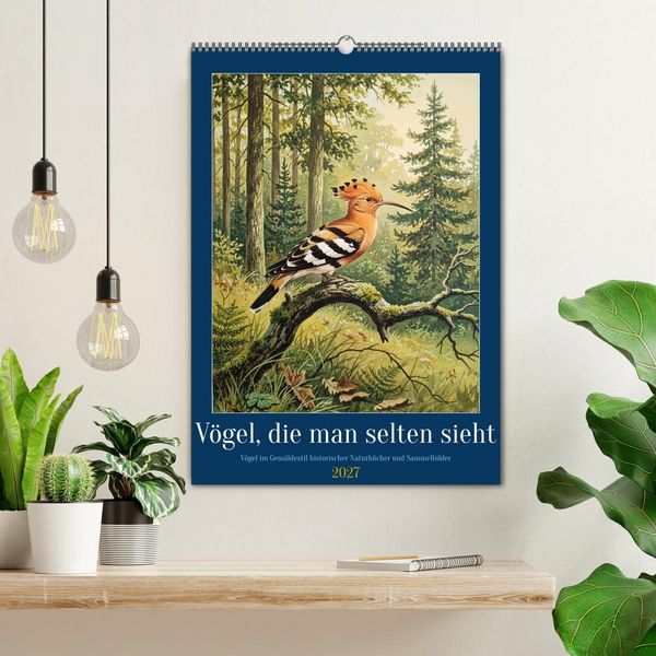 Produktbild: V&ouml;gel, die man selten sieht (Wandkalender 2027 DIN A2 hoch), CALVENDO Monatskalender