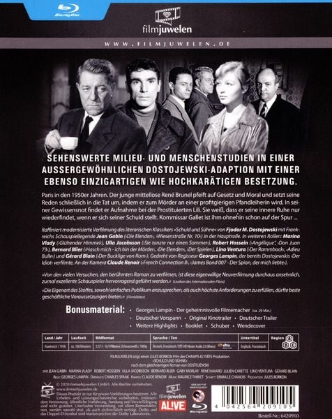 Produktbild: Schuld und S&uuml;hne - nach Fjodor M. Dostojewski (Filmjuwelen)