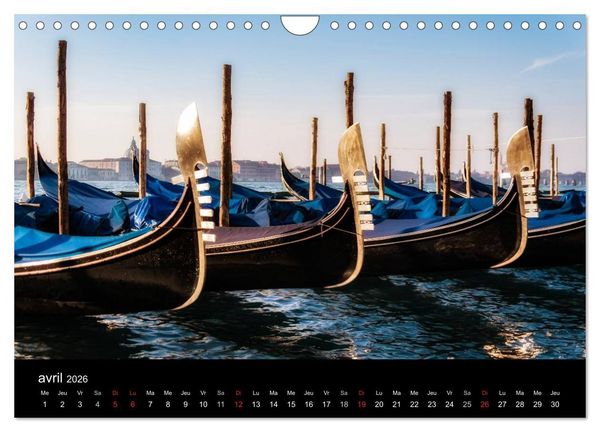 Produktbild: Venise Impressions (Calendrier mural 2026 DIN A4 vertical), CALVENDO calendrier mensuel