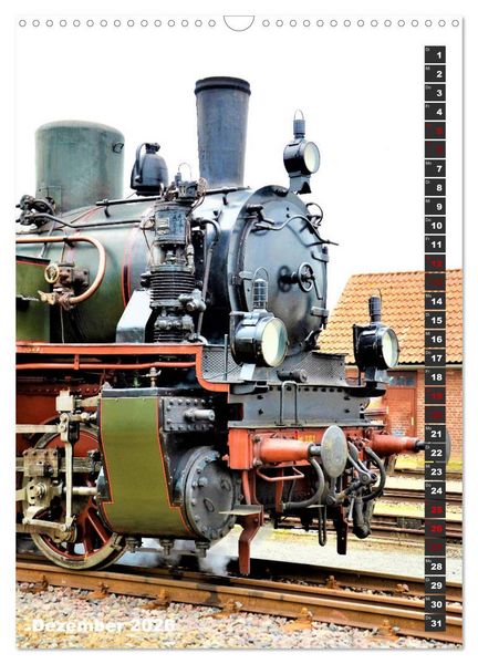 Produktbild: EISENBAHN - NOSTALGIE - 2026 (Wandkalender 2026 DIN A3 hoch), CALVENDO Monatskalender