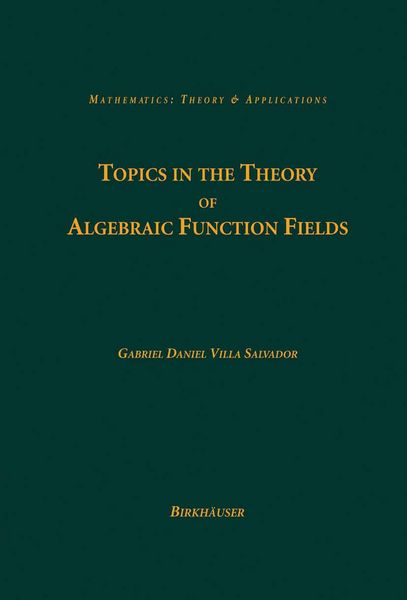 Produktbild: Topics in the Theory of Algebraic Function Fields