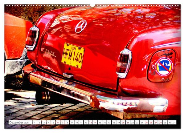 Produktbild: Best of Ponton - Der Klassiker von Mercedes-Benz in Kuba (Wandkalender 2025 DIN A2 quer), CALVENDO Monatskalender