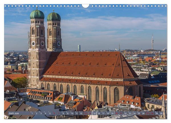 Produktbild: Weltst&auml;dtchen M&uuml;nchen (Wandkalender 2026 DIN A3 quer), CALVENDO Monatskalender