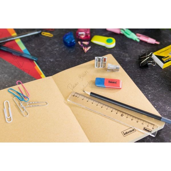 Produktbild: Idena Lineal transparent 16cm Blister