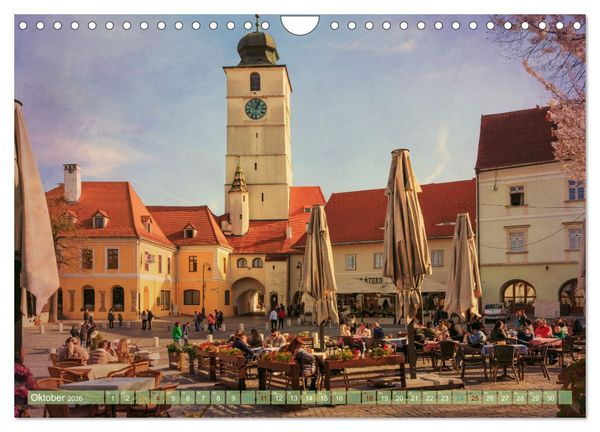 Produktbild: Zauberhaftes Sibiu - Die Perle Siebenb&uuml;rgens in Rum&auml;nien (Wandkalender 2026 DIN A4 quer), CALVENDO Monatskalender
