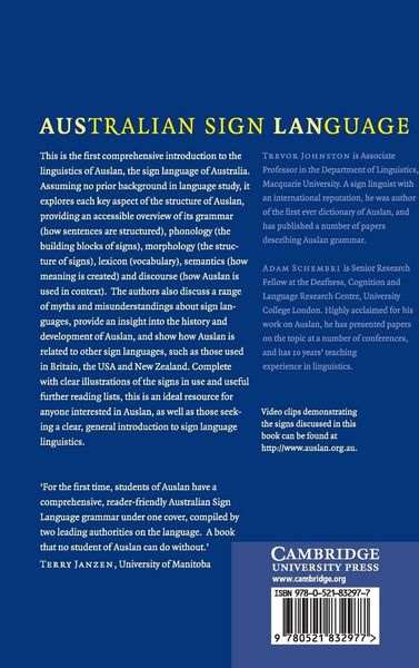 Produktbild: Australian Sign Language (Auslan)