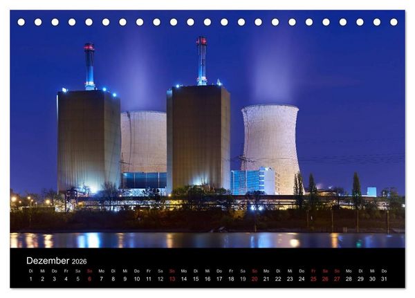 Produktbild: Duisburgs N&auml;chte (Tischkalender 2026 DIN A5 quer), CALVENDO Monatskalender