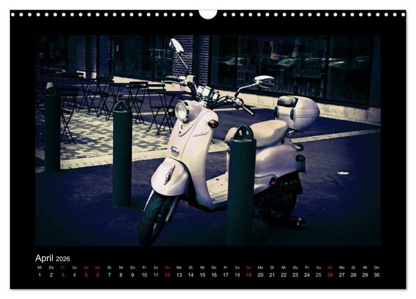 Produktbild: Motorroller (Wandkalender 2026 DIN A3 quer), CALVENDO Monatskalender