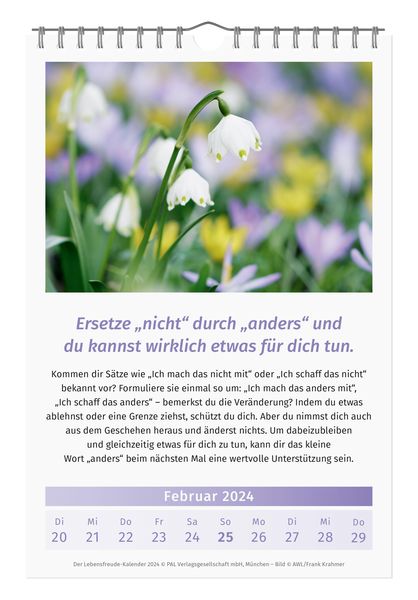 Der Lebensfreude-Kalender 2024