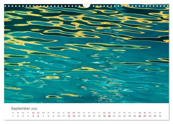 Produktbild: Aqua 2026 Fotografien von Mio Schweiger (Wandkalender 2026 DIN A3 quer), CALVENDO Monatskalender