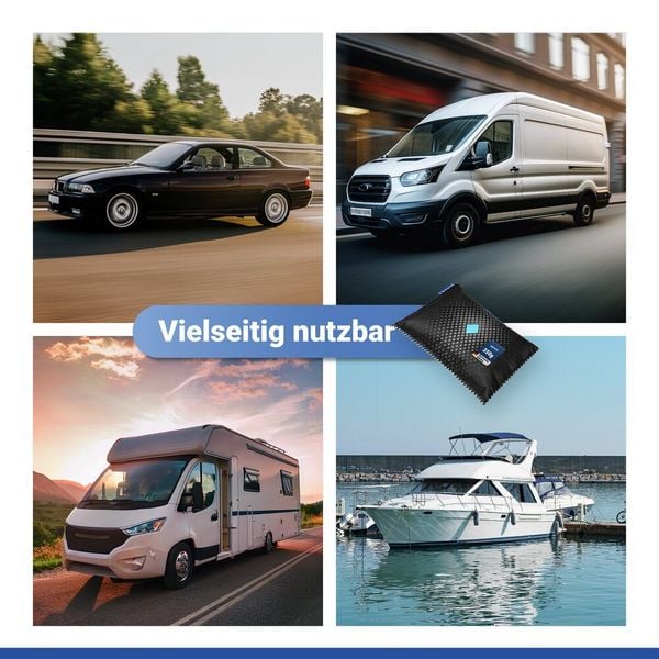 Produktbild: Auto-Entfeuchter 350 g, 3er Set, wiederverwendbar