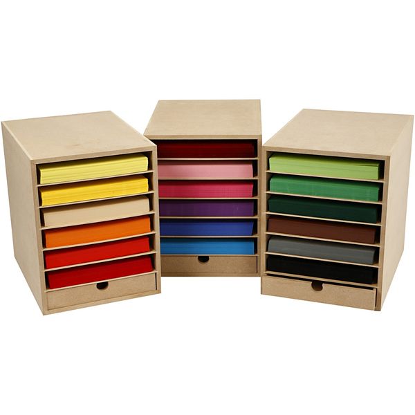 Produktbild: Creativ Company Papier-Container, H 31,5 cm, T 32 cm, B 24,3 cm, A4, 1 Stk