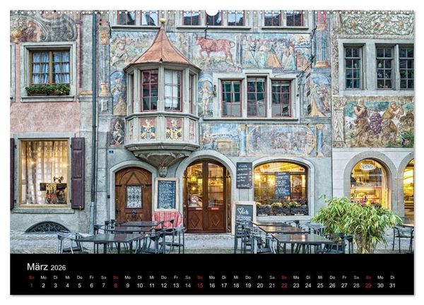 Produktbild: Von Schaffhausen zum S&auml;ntis (Wandkalender 2026 DIN A2 quer), CALVENDO Monatskalender