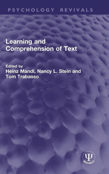 Produktbild: Learning and Comprehension of Text