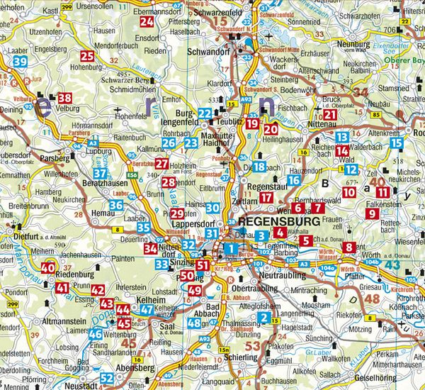 Produktbild: ROTHER Wanderf&uuml;hrer Rund um Regensburg