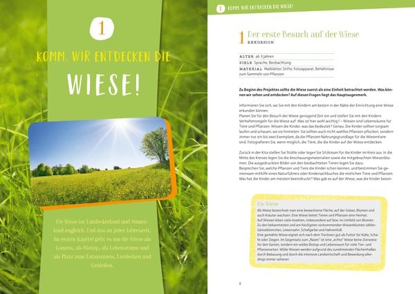 Produktbild: Projektreihe Kindergarten - Die Wiese