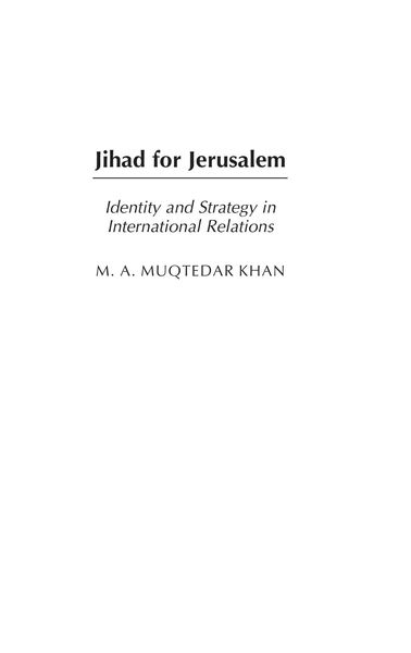 Produktbild: Jihad for Jerusalem