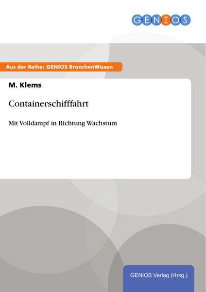 Produktbild: Containerschifffahrt
