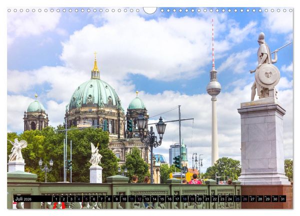 Produktbild: SOMMER IN BERLIN (Wandkalender 2026 DIN A3 quer), CALVENDO Monatskalender
