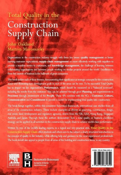 Produktbild: Total Quality in the Construction Supply Chain