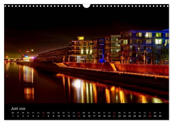 Produktbild: Bremen bei Nacht (Wandkalender 2026 DIN A3 quer), CALVENDO Monatskalender