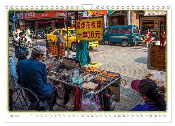 Produktbild: Taipeh, Hauptstadt von Taiwan (Wandkalender 2026 DIN A4 quer), CALVENDO Monatskalender
