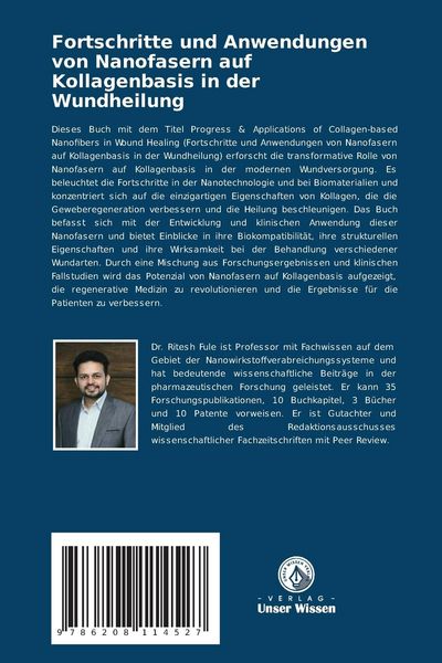Produktbild: Fortschritte und Anwendungen von Nanofasern auf Kollagenbasis in der Wundheilung