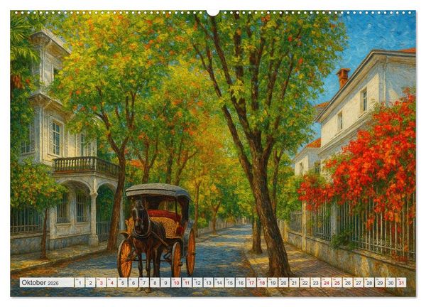 Produktbild: Sehenswertes in Istanbul - Die Sprache der Farben (hochwertiger Premium Wandkalender 2026 DIN A2 quer), Kunstdruck in Hochglanz