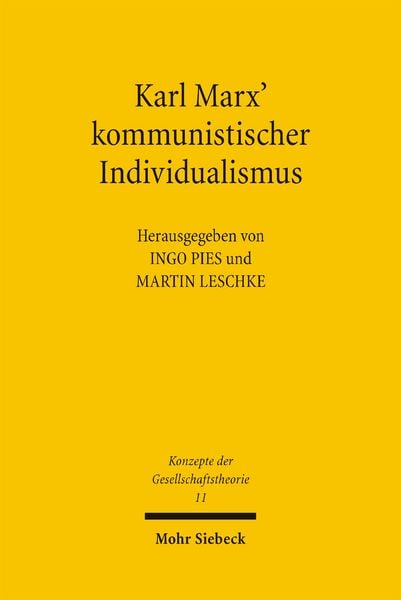 Produktbild: Karl Marx' kommunistischer Individualismus