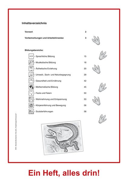 Produktbild: Kita aktiv Projektmappe Dinosaurier