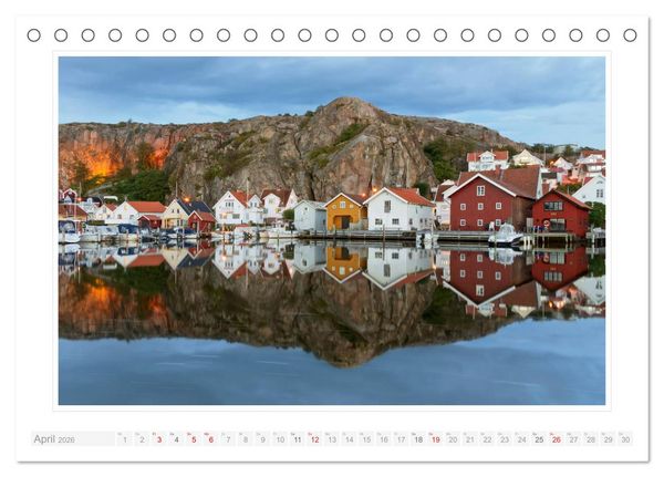 Produktbild: Bohusl&auml;n Fj&auml;llbacka - Hamburgsund - Grebbestad 2026 (Tischkalender 2026 DIN A5 quer), CALVENDO Monatskalender