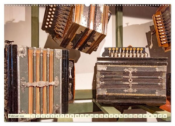 Produktbild: Concertina und Bandoneon (Wandkalender 2026 DIN A2 quer), CALVENDO Monatskalender