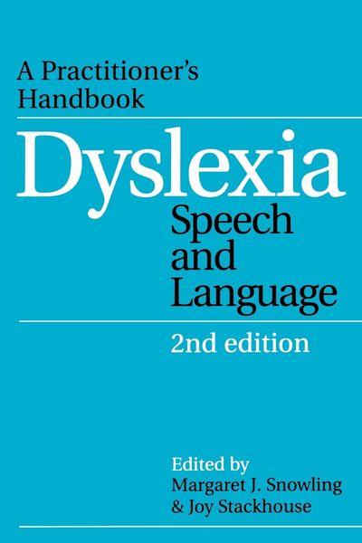 Produktbild: Dyslexia, Speech and Language 2e