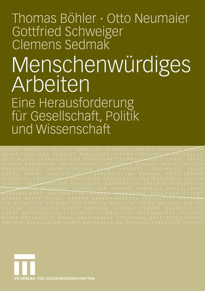Produktbild: Menschenw&uuml;rdiges Arbeiten