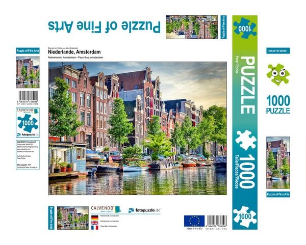 Produktbild: CALVENDO Puzzle Niederlande, Amsterdam 1000 Teile Lege-Gr&ouml;&szlig;e 640 x 480 cm Foto-Puzzle Bild von Peter Roder