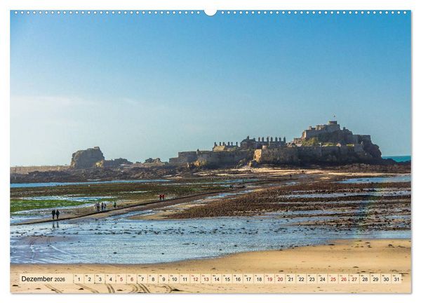 Produktbild: Jersey - Die Insel im &Auml;rmelkanal (hochwertiger Premium Wandkalender 2026 DIN A2 quer), Kunstdruck in Hochglanz