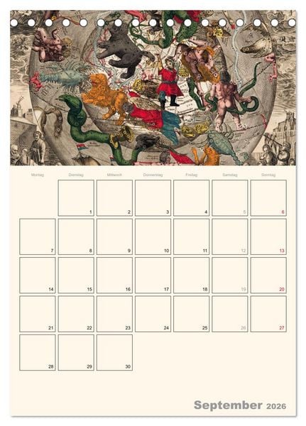 Produktbild: Zu den Sternen - mit Planerfunktion (Tischkalender 2026 DIN A5 hoch), CALVENDO Monatskalender