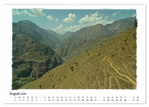 Produktbild: NEPAL GREAT HIMALAYA TRAIL - KULTUR ROUTE (hochwertiger Premium Wandkalender 2026 DIN A2 quer), Kunstdruck in Hochglanz