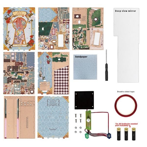 Produktbild: Book Nook DIY B&uuml;cherecke Alice in Wonderland