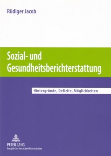 Produktbild: Sozial- und Gesundheitsberichterstattung