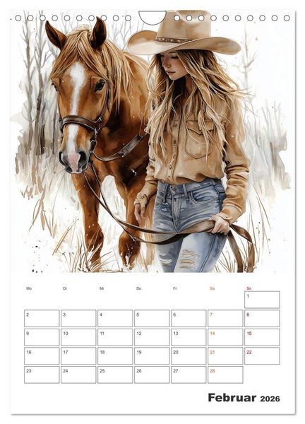 Produktbild: Herzenspferde (Wandkalender 2026 DIN A4 hoch), CALVENDO Monatskalender